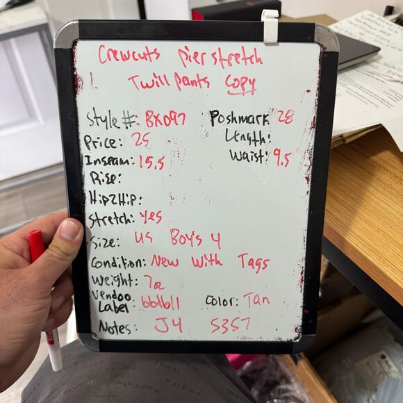 Crewcuts Boys Pier Stretch Twill Pull On Pants US Boy's 4 New - Picture 6 of 6